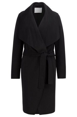 HUGO BOSS Waterfall coat in a double-faced wool blend