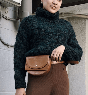 AMERI ITALY MIX YARN TUCK KNIT