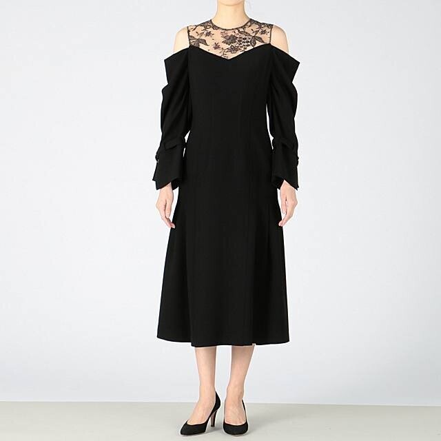 STAIR OVESLEEVE DRESS