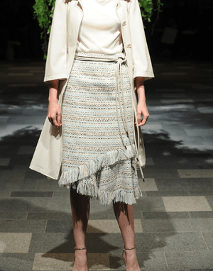 Hanae Mori manuscrit 18SS スカート