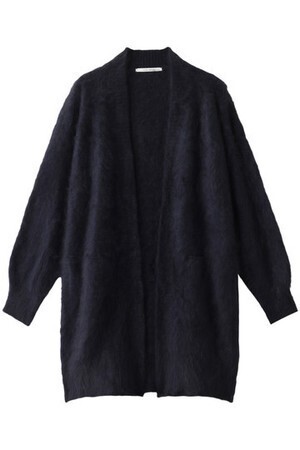 PLAIN PEOPLE カシミヤファー加工カーディガン