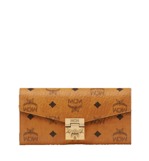 MCM 〈パトリシア〉チェーン付 ヴィセトス 二つ折りウォレット