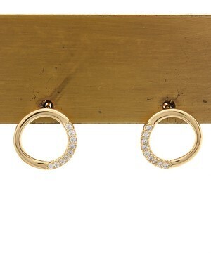 ete サークル ビジュー ピアス