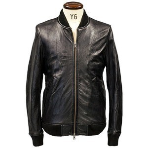 Liugoo Leathers 本革 ウォッシュレザートラックジャケット