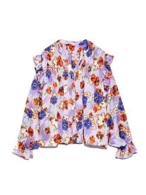 Lily Brown 花柄ブラウス