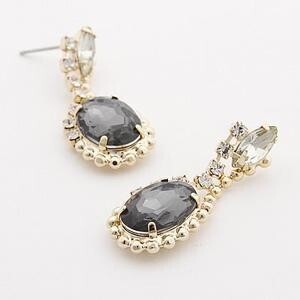raffia 【JC1759】Jewel Casket / Kivi black pierced