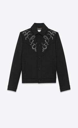 SAINT LAURENT PARIS エンブロイダリー ジャケット