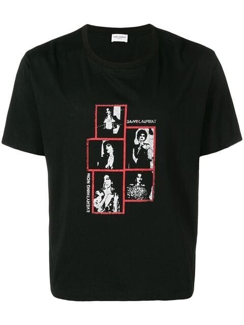 SAINT LAURENT PARIS プリント Tシャツ