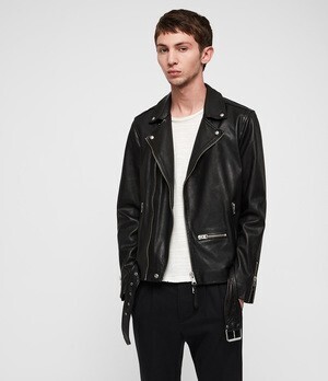 ALLSAINTS WICK レザー バイカー ジャケット