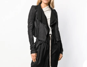 RICK OWENS スリムフィットレザージャケット