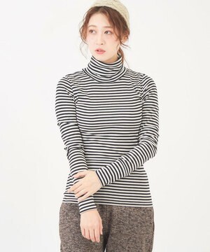 CUBE SUGAR ボトル入りTCRフライスボーダータートルネック長袖