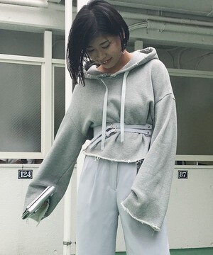 AMERI CUT OFF DAMAGE HOODIE