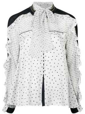 sacai ドット ボウタイ ブラウス