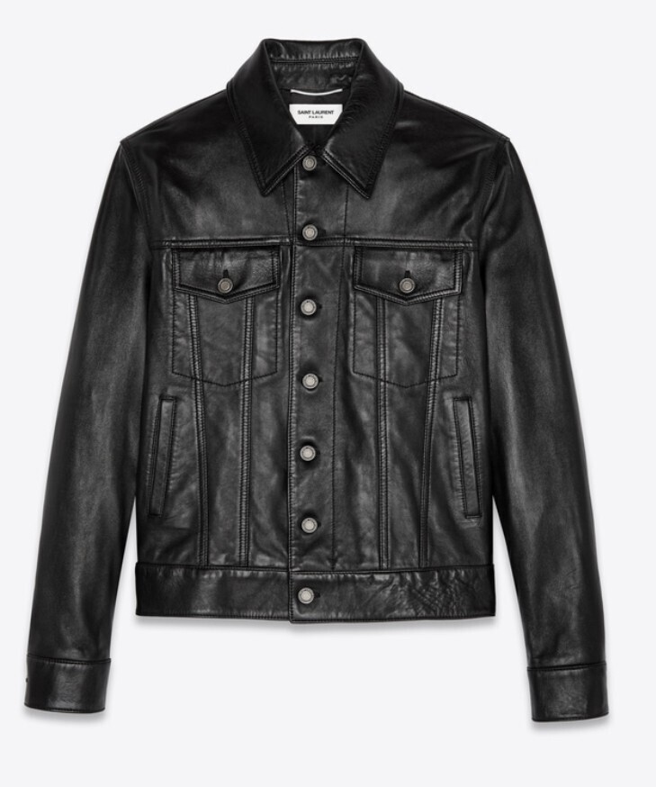 SAINT LAURENT PARIS デニムスタイル ボタンジャケット