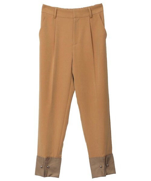 AMERI CUFFS MOTIF TAPERED PANTS