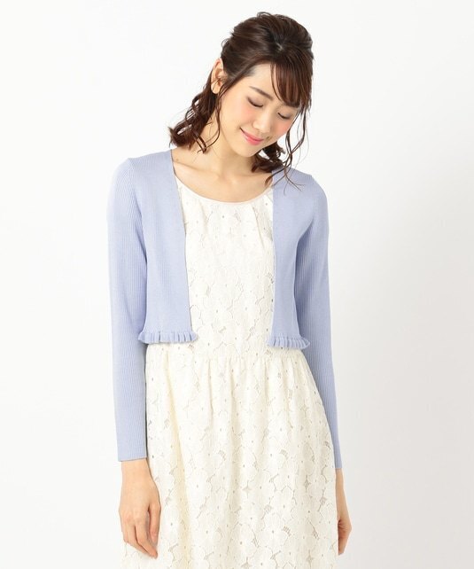 TOCCA FRILL SILK BOLERO ボレロ
