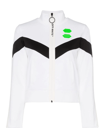 OFF-WHITE ハイネック ロゴ トラックジャケット