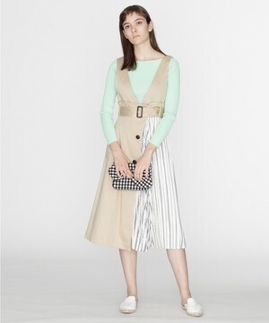 GRACE CONTINENTAL トレンチプリーツワンピース GRACE CONTINENTAL グレースコンチネンタル