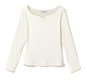 GRL ハートカットテレコトップス