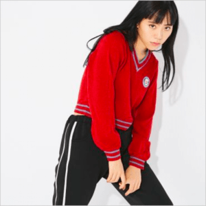 AVOUT ME BYV 【813558】ラインスクールレトロニット