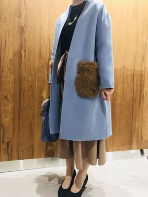 J.FERRY ラビットポケットファーコート