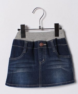 RUGGEDWORKS リブデニムミニスカート