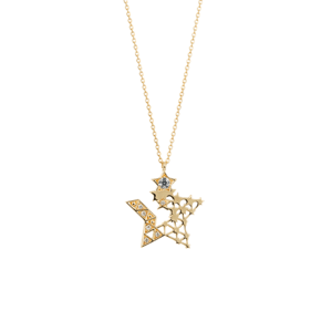 festaria bijou SOPHIA K18イエローゴールド Wish upon a star ダイヤモンド ペンダント