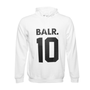 BALR. BALR. 10 HOODIE WHITE