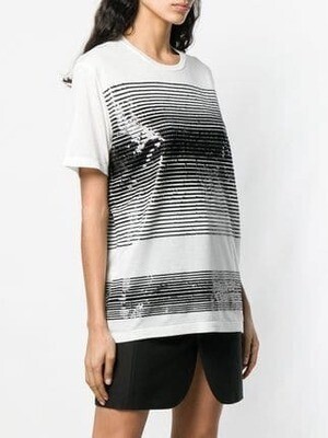 SAINT LAURENT PARIS スパンコールTシャツ