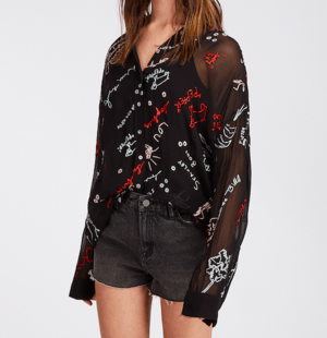 ALLSAINTS KYRA GRAFF SHIRT