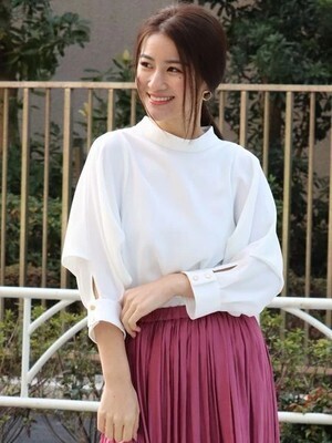 TONAL イレギュラータックスリーブブラウス