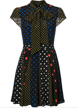Alice + Olivia ドット フレアドレス