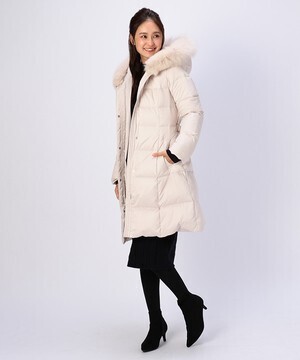 Debut de Fiore フードダウンコート