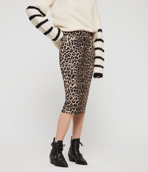ALLSAINTS ALIE LEPPO SKIRT