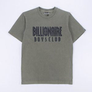 BILLIONAIRE BOYS CLUB OVERDYED STRAIGHT LOGO T-SHIRT