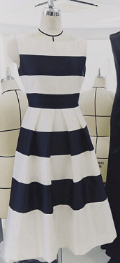 Grace Class BORDER SATIN DRESS(Bespoke by Grace Class)