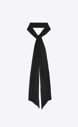 SAINT LAURENT PARIS ロング ラヴァリエ（シルク）