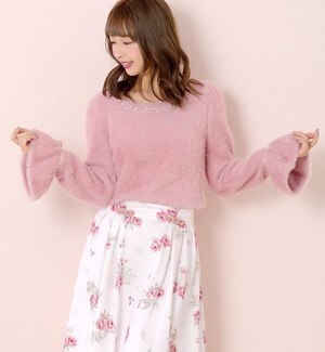 LODISPOTTO デコラーレふわふわシャギーニット