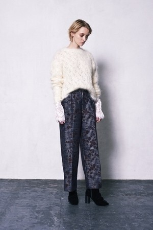 setaichiro flower × Glen Check Pants