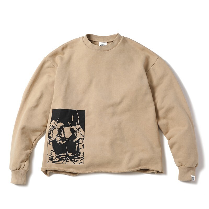 BILLIONAIRE BOYS CLUB OVERDYED CREWNECK SWEATSHIRT 19SPRING