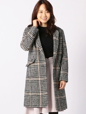 MISCH MASCH ツイードチェックコート