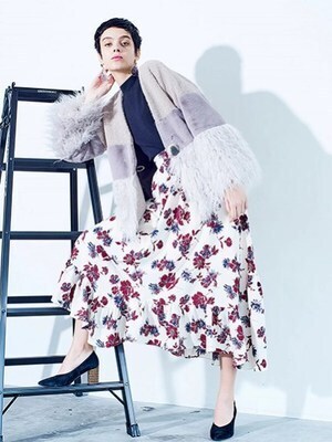 LADYMADE MIXエコファーコート