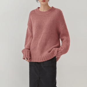 AIN pastel tight round knit