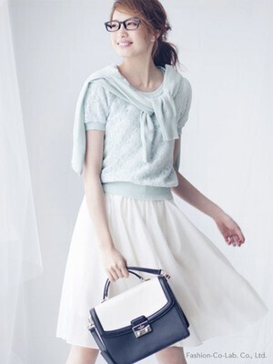 LAISSE PASSE フローラルレースツイン