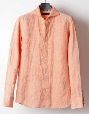 junhashimoto LINEN HORIZONTAL SHIRTS
