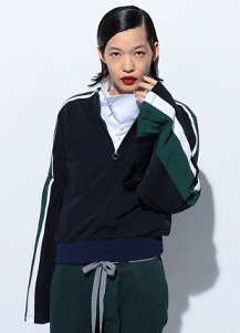 FACETASM PLEATED SLEEVE SWEAT SHIRT