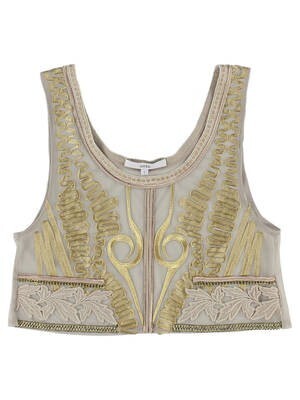 UN3D. EMBROIDERY BUSTIER