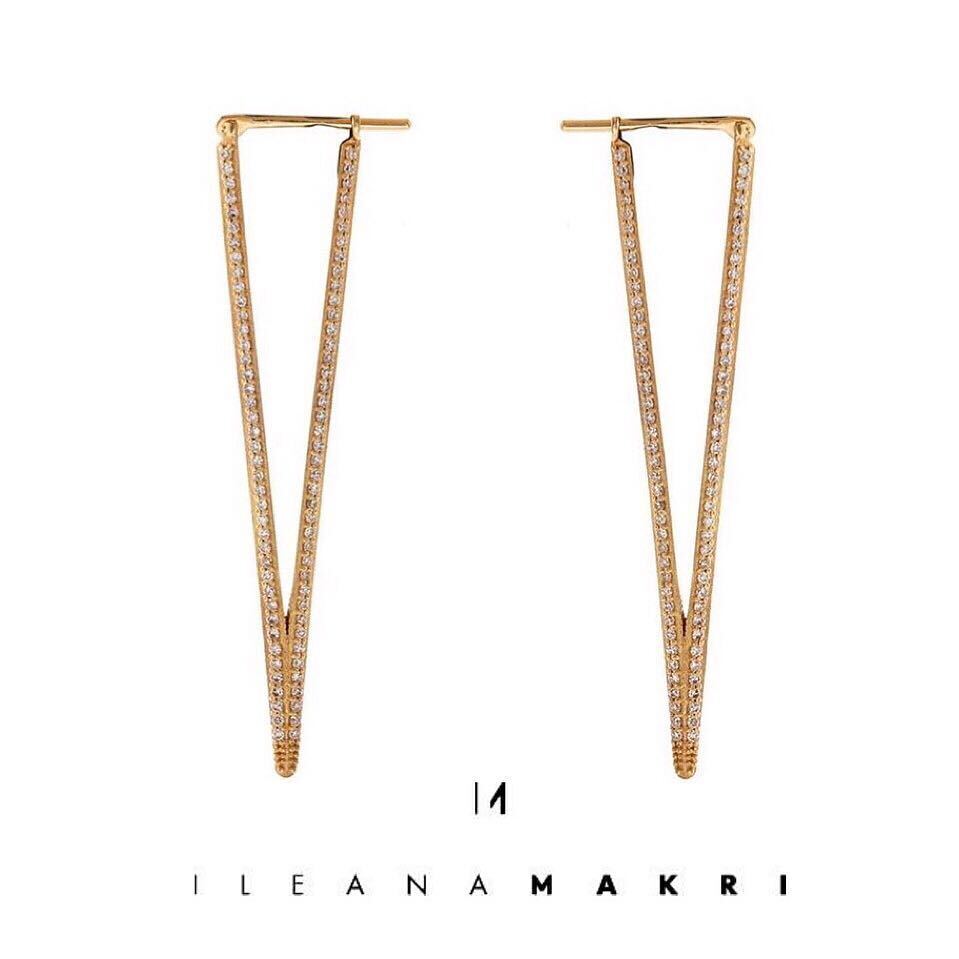 Ileana Makri Bermuda Triangle Earrings