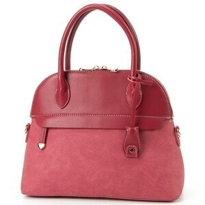 SAC クラシカル合皮コンビバッグ