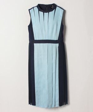 LANVIN COLLECTION グログランプリーツワンピース
